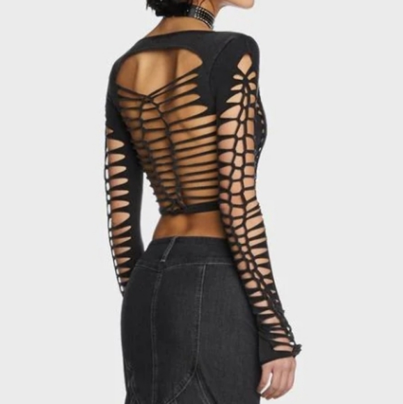 Dolls Kill Tops - Punk curent mood top